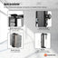 Tooleroo Under Desk PC Mount CPU Holder - Adjustable 360 Degree Swivel