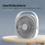 Tooleroo3-Speed USB 20cm Desktop Fan - Quiet Portable Lightweight Rechargeable Cooler