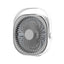 Tooleroo3-Speed USB 20cm Desktop Fan - Quiet Portable Lightweight Rechargeable Cooler