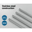 Towel Rail Rack Holder 4 Bars Wall Mounted Stainless Steel Swivel Hanging Hook