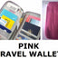 Travel Wallet Passport Holder Card Organizer Bag Phone Navy Pouch