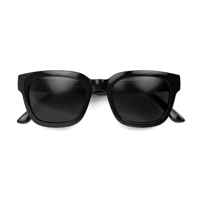 London Mole Tricky Sunglasses Gloss Black / Black