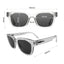 London Mole Tricky Sunglasses Gloss Transparent / Black