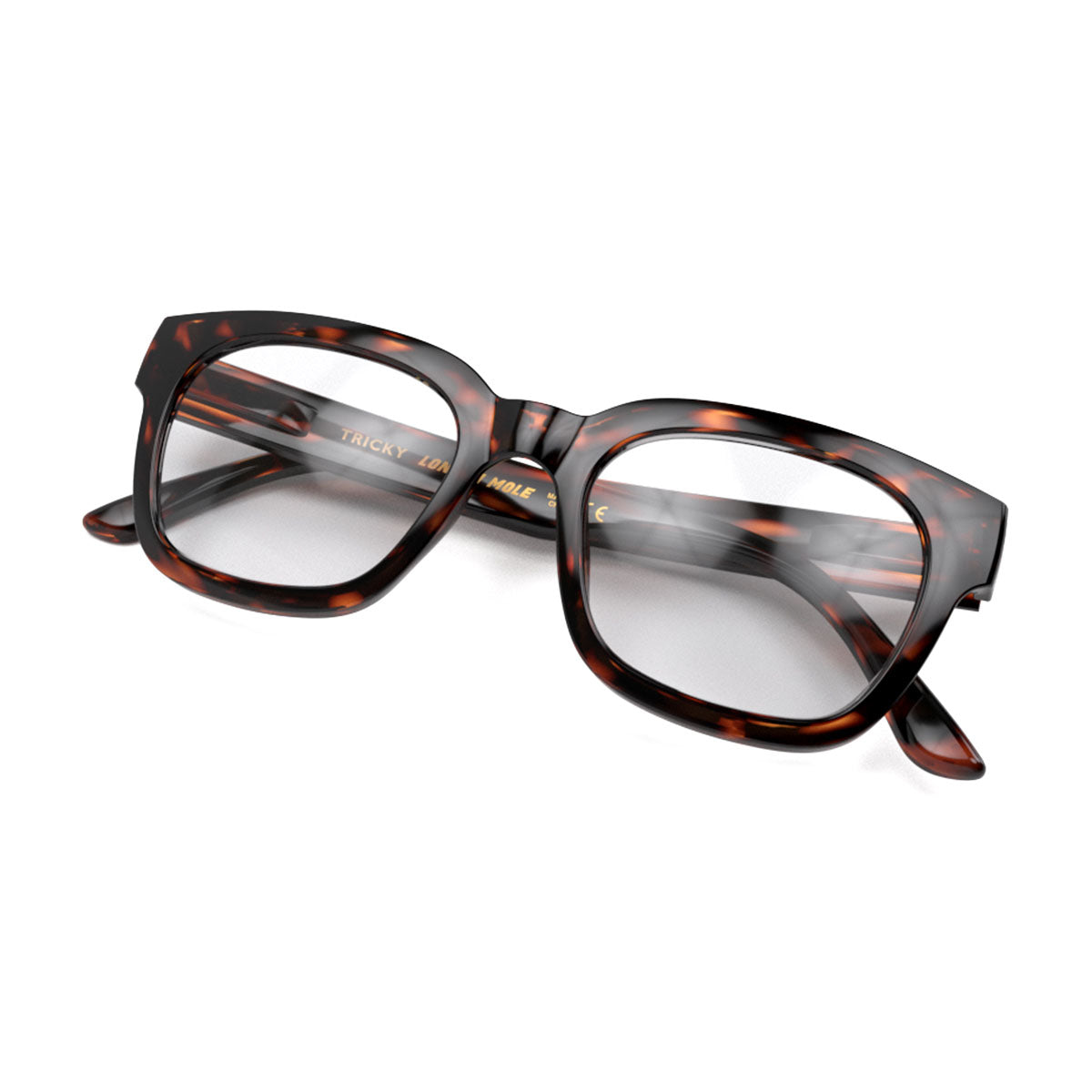 London Mole Tricky Blue Blocker Glasses Tortoise Shell