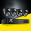 UL-TECH 1080P Security Camera System 4CH DVR with 4 CCTV Dome Cameras