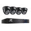UL-TECH 1080P Security Camera System 4CH DVR with 4 CCTV Dome Cameras
