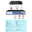 UL-tech CCTV Security System 8CH DVR 4 Cameras 1TB Hard Drive
