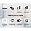 UL-tech Wireless CCTV Security System 8CH NVR 3MP 6 Bullet Cameras 1TB