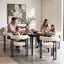 Artiss Dining Chairs Set of 2 Velvet Upholstered Barrel Chairs with Curved Armrests & Back Beige
