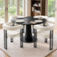 Artiss Dining Chairs Set of 4 Velvet Upholstered Barrel Chairs with Curved Armrests & Back Beige