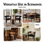 Artiss Dining Chairs Set of 4 Velvet Upholstered Barrel Chairs with Curved Armrests & Back Black