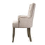 Artiss Dining Chairs French Provincial Chair Velvet Fabric Timber Retro Camel