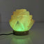 USB Colour Changing Salt Himalayan Lamp - Flower Shape Pink Rock LED Light