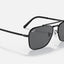 Unisex Ray Ban Sunglasses Rb3636 New Caravan Polished Black/ Grey Sunnies - M