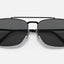 Unisex Ray Ban Sunglasses Rb3636 New Caravan Polished Black/ Grey Sunnies - M