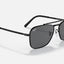 Unisex Ray Ban Sunglasses Rb3636 New Caravan Polished Black/ Grey Sunnies - Xl