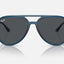 Unisex Ray Ban Sunglasses Rb4376 Matte Opal Dark Blue Sunnies