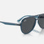 Unisex Ray Ban Sunglasses Rb4376 Matte Opal Dark Blue Sunnies