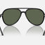 Unisex Ray Ban Sunglasses Rb4376 Polished Black/ Dark Green Sunnies