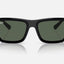 Unisex Ray Ban Sunglasses Rb4396 Warren Bio-Based Black/ Dark Green Sunnies - M