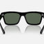 Unisex Ray Ban Sunglasses Rb4396 Warren Bio-Based Black/ Dark Green Sunnies - M