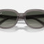 Unisex Ray Ban Sunglasses Rb4398 Erik Polished Opal Dark Grey Sunnies - Xl