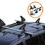 Universal Kayak Holder Car Roof Rack - Travel Saddle Watercraft Carrier Storage