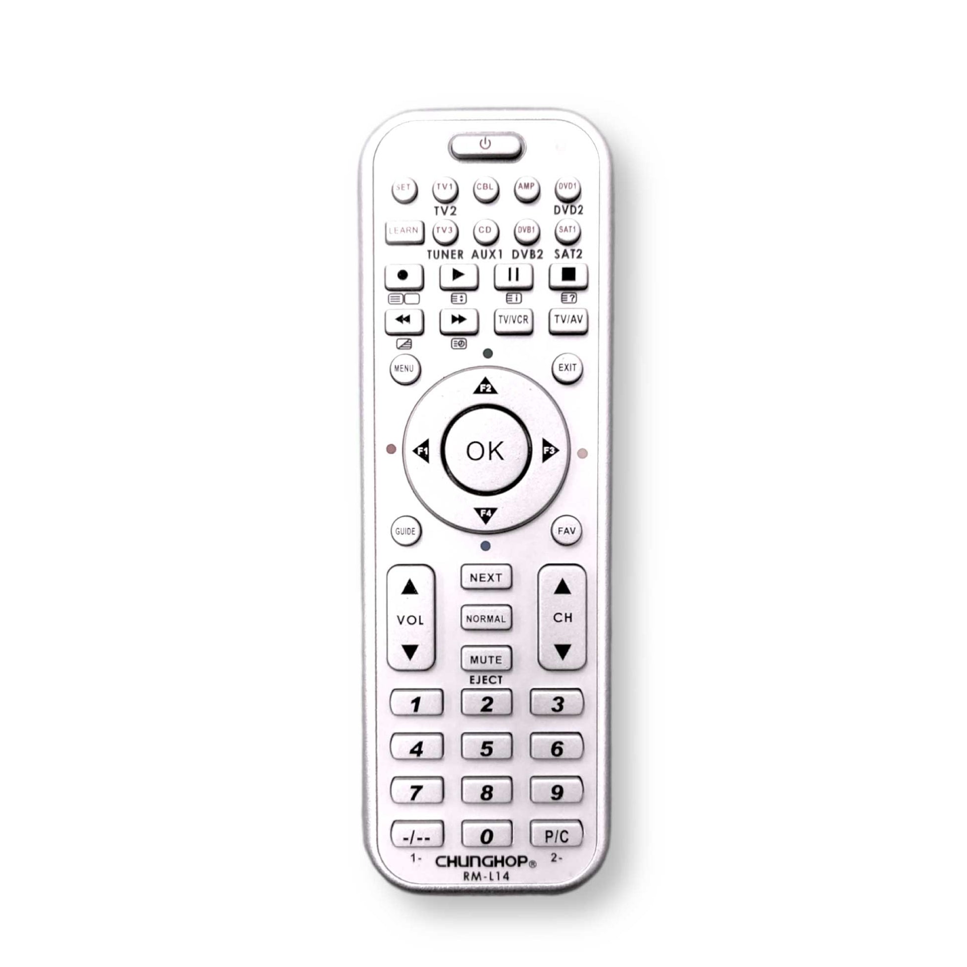 Universal TV DVD SAT TUNER AUX AMP CD Remote Control-Many Brand Compatible