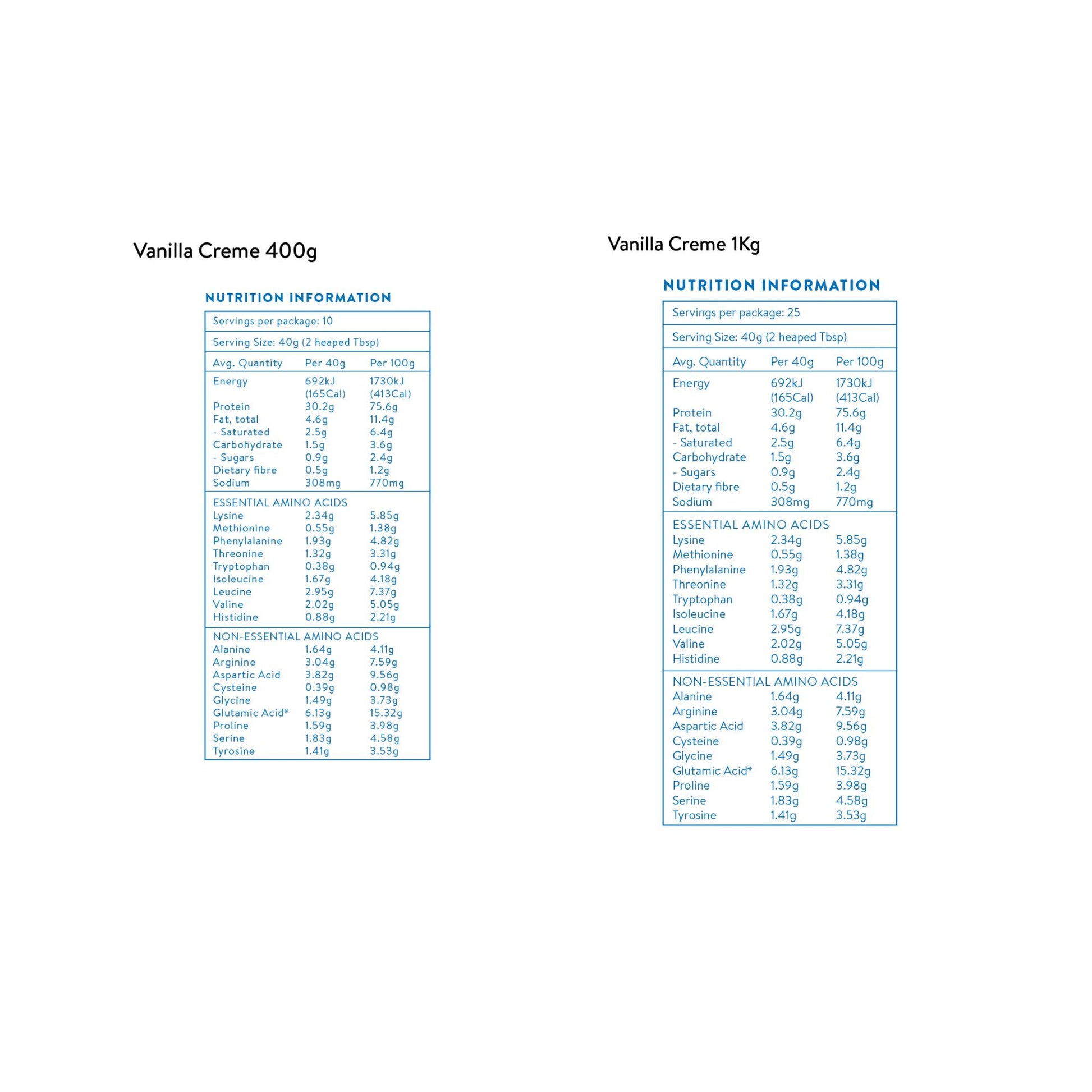 Vanilla Crème - Plant Protein