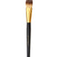 Vegan Foundation Brush - BLACK & GOLD - White Tip