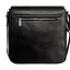 Vky Mateo Pride Leather Messenger Shoulder Bag Handbag Black Rainbow