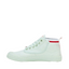 Volley Heritage Hi Leap Mens Womens Volleys Canvas Shoes - Mint/Red