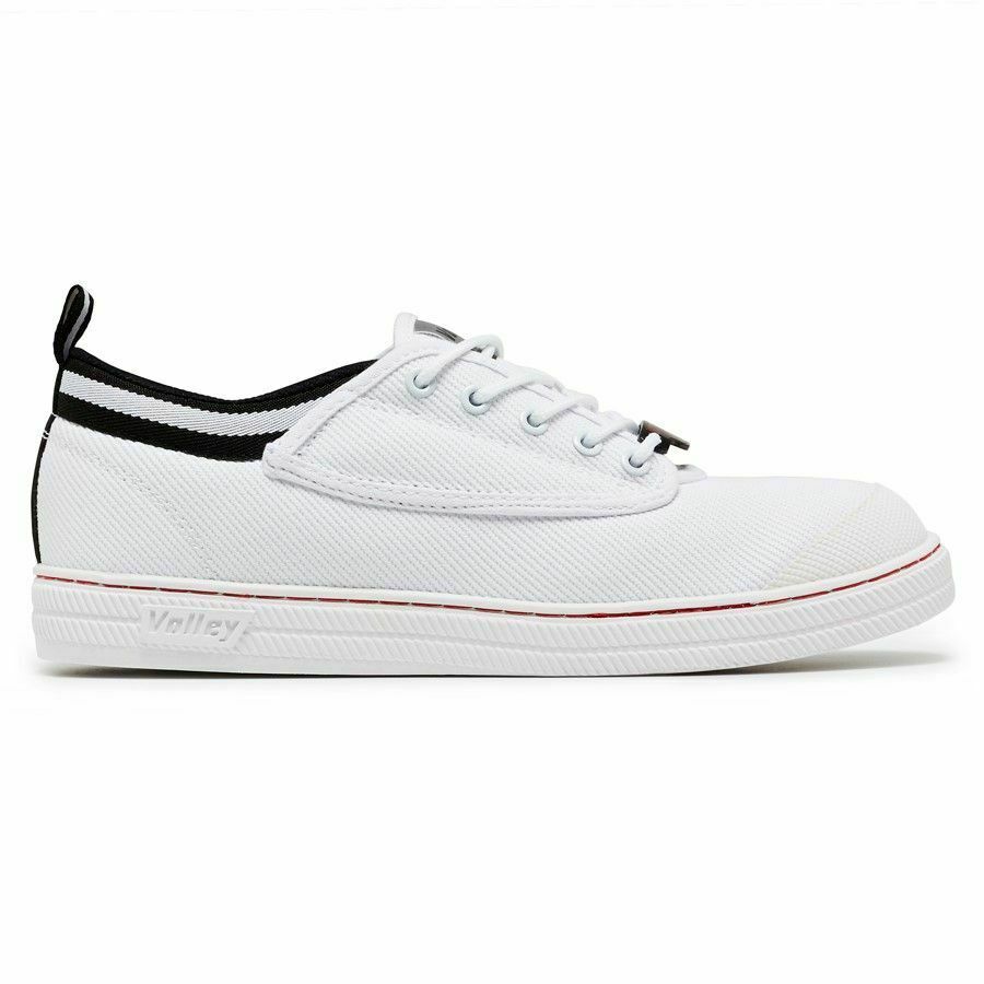 Volley Safety Steel Cap Mens Black Grey White Toe Caps Volleys Work Lace Shoes