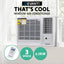 Devanti Window Air Conditioner Portable 2.7kW Wall Cooler Fan Cooling Only