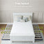 Artiss Bed Frame King Single and Bookshelf