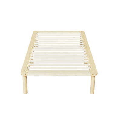 Artiss Bed Frame King Single Size Wooden Base Mattress Platform Timber Pine AMBA