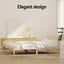 Artiss Bed Frame Double Size Wooden Oak SOFIE