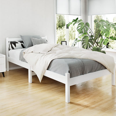 Artiss Bed Frame King Single Wooden Timber Mattress Size Base Bedroom