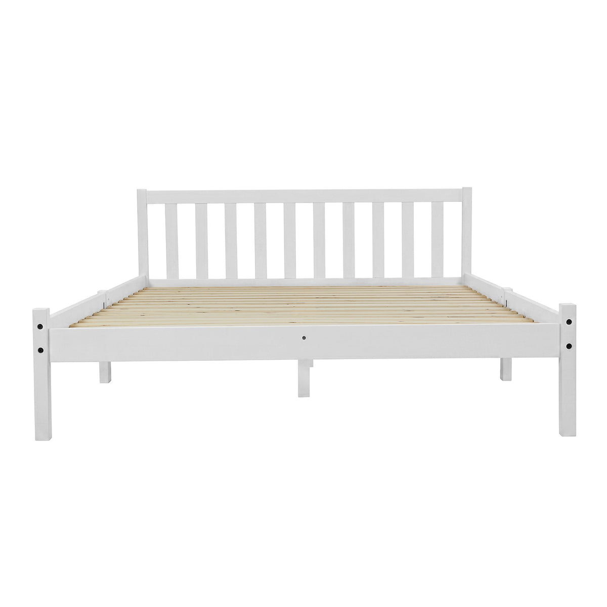 Artiss Bed Frame Queen Size Wooden White SOFIE