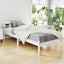 Single Size Wooden Bed Frame - White