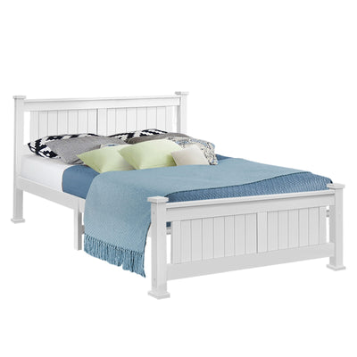 Artiss Queen Size Wooden Bed Frame Kids Adults Timber