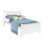 Single Size Wooden Bed Frame - White