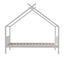Artiss Bed Frame Wooden Base Kids Single Timber House with 2 Storage Drawers Beds White
