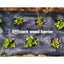 Instahut 3.66m x 30m Weedmat Weed Control Mat Woven Fabric Gardening Plant PE