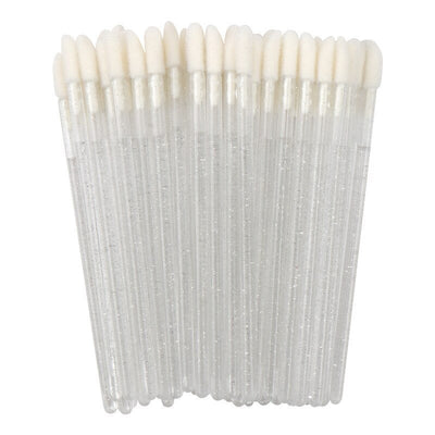 WHITE Disposable Lip Wands 50PCS