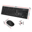 Wireless Keyboard and Mouse Combo Bluetooth Set for PC Laptop Phone Tablet 104 Keys Black