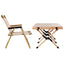 Gardeon Outdoor Furniture Picnic Table and Chairs Wooden Egg Roll Camping Desk