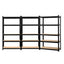 Giantz 3x1.8M Garage Shelving Warehouse Rack Pallet Racking Storage Shelf Black