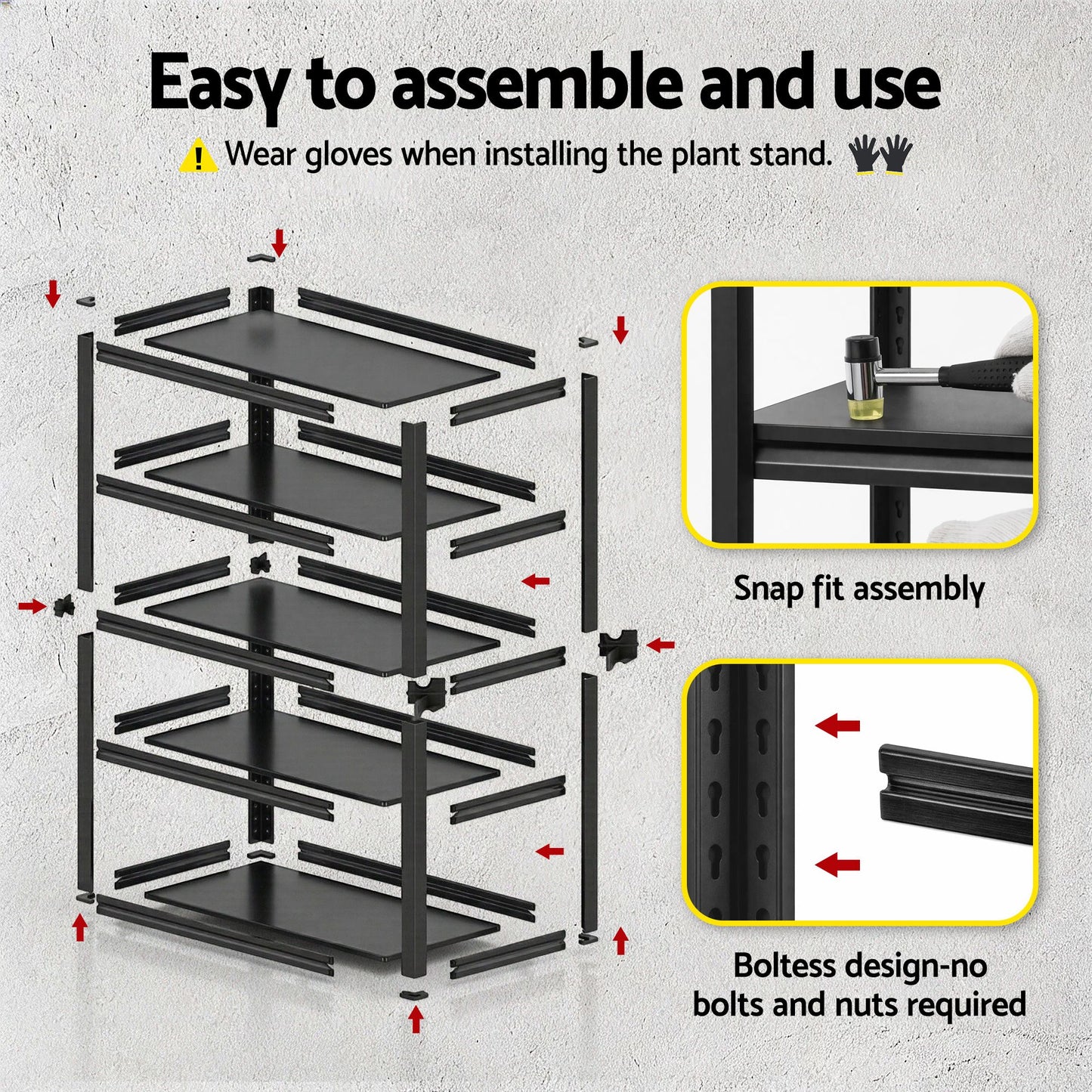 Giantz Garage Shelving 2.4X1.8m Warehouse Rack Storage Shelves Workshop Racks Steel