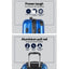 Wanderlite 20-28 Inch Luggage 2Set with TSA Lock Spinner Carry On Hard Shell Travel Suitcase Luggage Case Blue